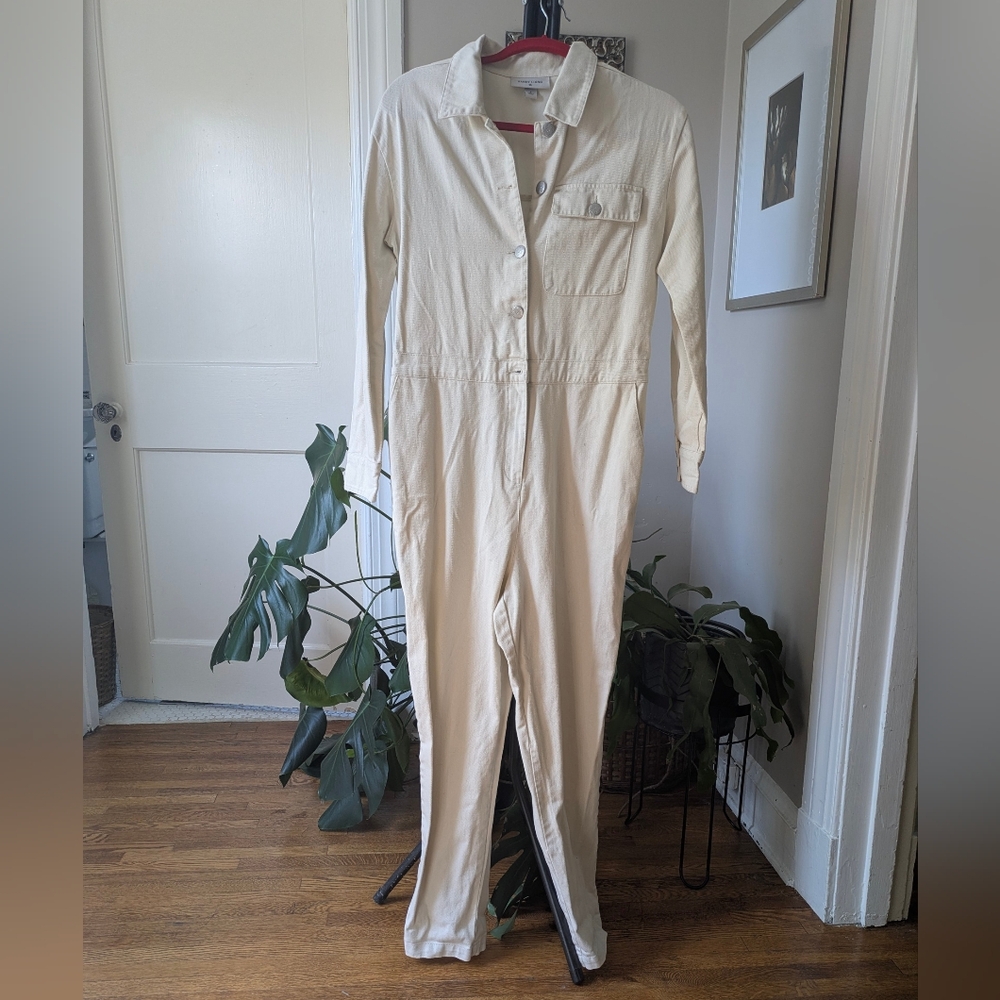 Cream Coveralls Jumpsuit By Sandy Liang x Target - Picture 9 of 11